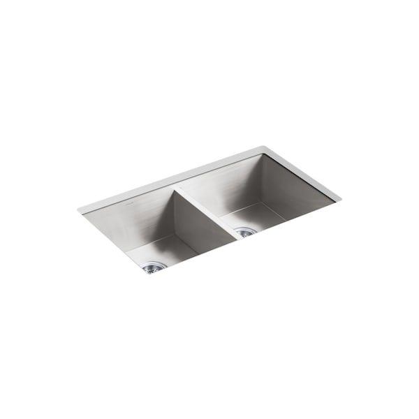 Kohler Vault 32" X 18-5/16" X 9-7/16" Undermount Double-Equal Kitchen Sink 3820-NA - main